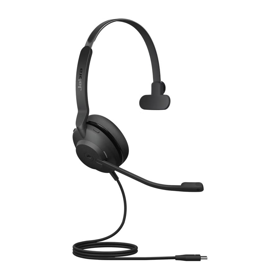 Casti cu fir, Jabra, USB-C, 20Hz-20kHz, Negru