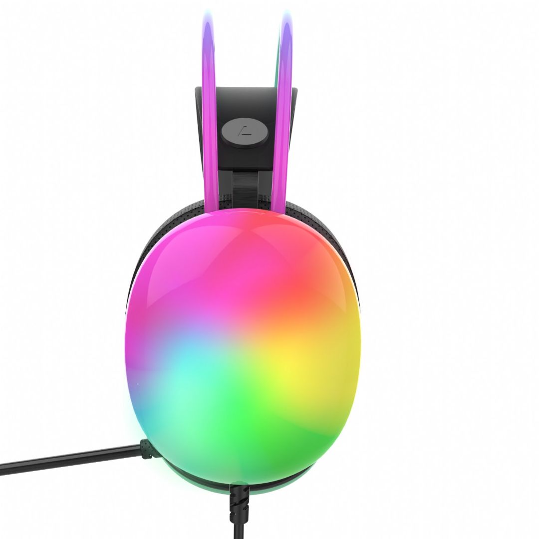 Casti pentru jocuri, Inca, RGB, USB, Negru