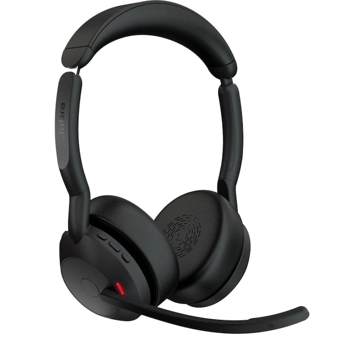 Jabra vezeték nélküli fejhallgató, USB-C, 20 Hz-20 kHz, Bluetooth, Fekete