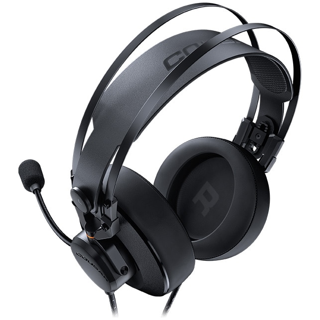 Casti gaming cu fir Cougar VM410, drivere 53 mm, noise cancelling, PC/Multimedia, Negru