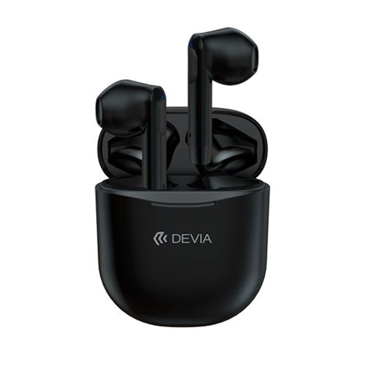 Casti wireless Boompods, Boomclip Pro, microfon, negru