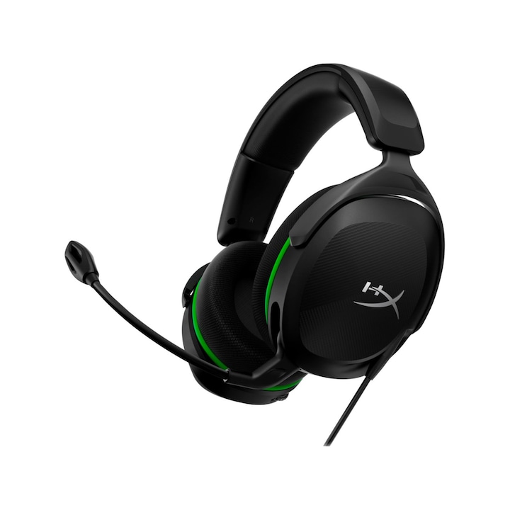 Gaming headset xBox HyperX Cloud Stinger 2, HP, mikrofonnal, fekete/zöld