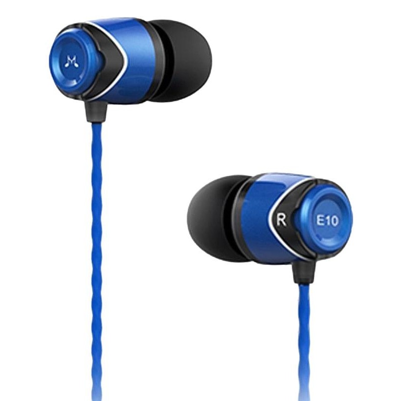 Casti cu fir, SoundMagic, Microfon, Jack 3.5 mm, 1.2 m, Negru/Albastru