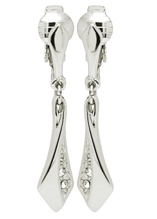 Set 2 agrafe de par, Colibra, Argintiu