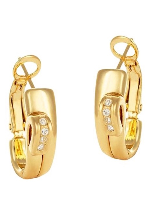 Cercei placati cu aur, Colibra, Cristale Swarovski, Auriu