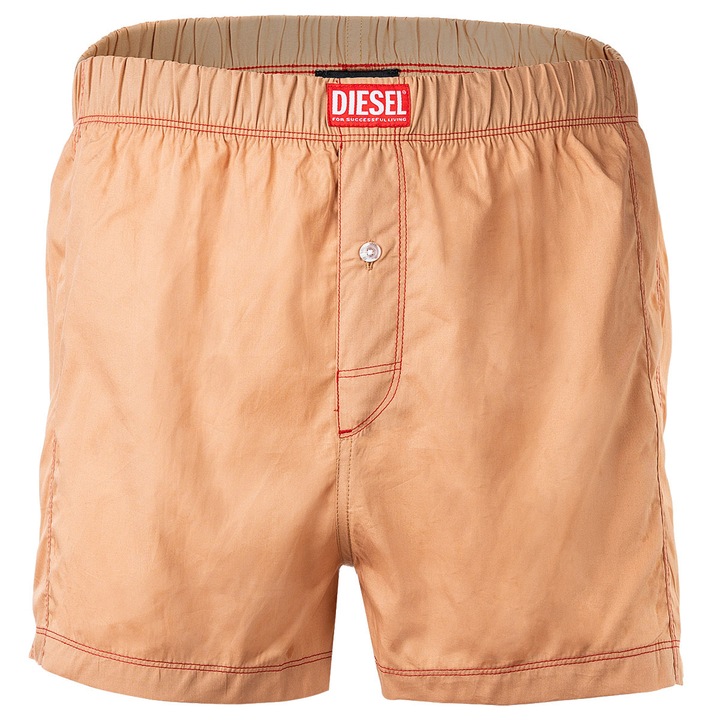 Diesel, Boxeri cu cusaturi contrastante, Maro camel, XL