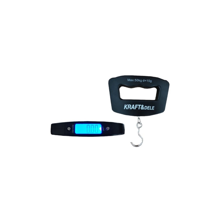 Cantar manual electric pentru bagaje, 50 kg, Kraft&Dele KD11416