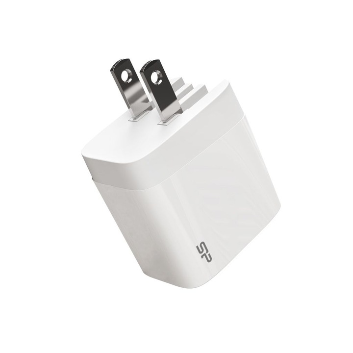Töltő Silicon Power Boost QM16, 1xUSB-A, 1xUSB-C, 20W, fehér