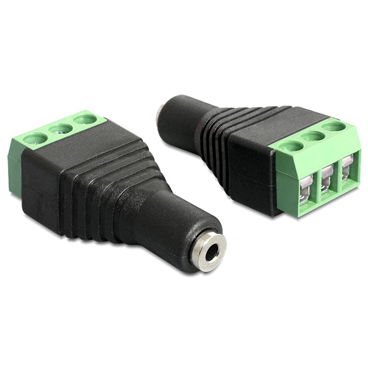 Адаптер JUP *1114314 8865-16, Стерео жак 2, 5 мм женски > 3-пинов клемен блок
