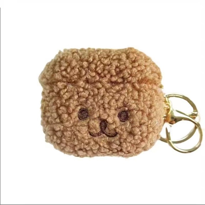 Husa de protectie pentru casti AirPods 3，TPU，Dragut，Maro