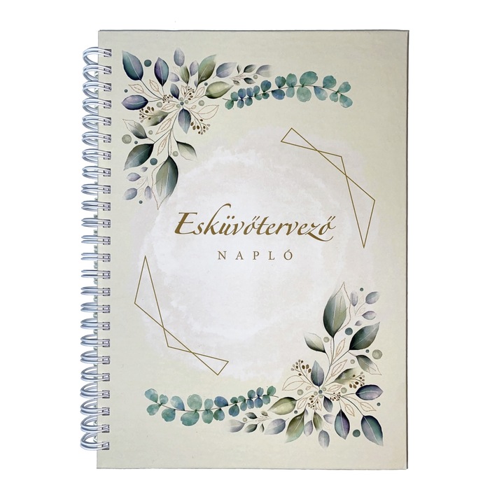 Esküvőtervező napló, KataLine Wedding Planner, 80 oldal, 216 x 159 mm