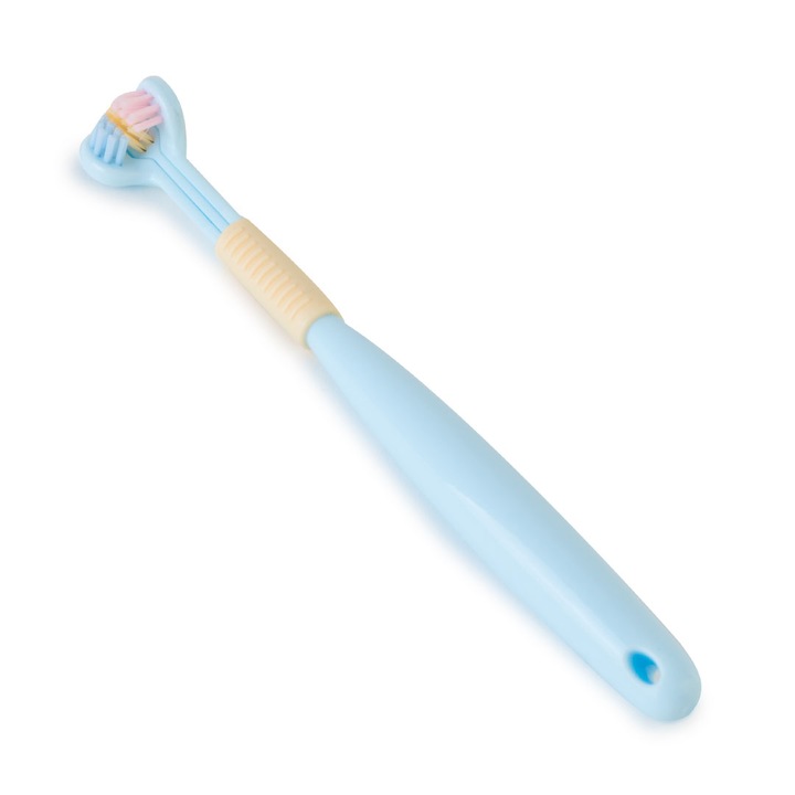 Periuta de Dinti cu 3 Laturi - Albastru