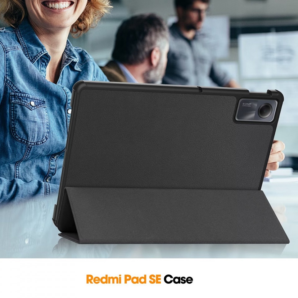 Husa tableta pentru Xiaomi Redmi Pad SE cu suport Multi-Unghi si functie Sleep/Wake, SKYDDAR FoldVision Colour - Unicorn