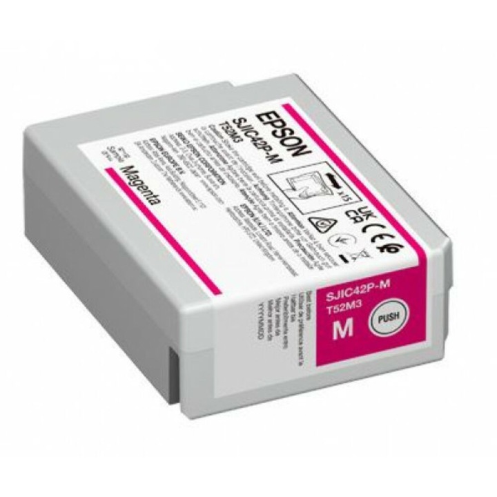 Epson SJIC42P(M) Magenta tintapatron, 199067, Patron