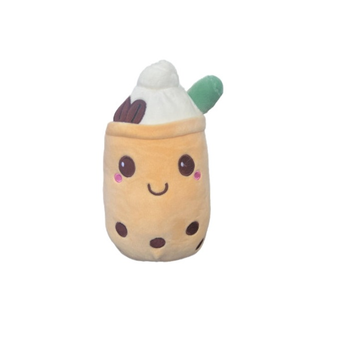 Jucarie de plus, bubble tea galbena, 20cm