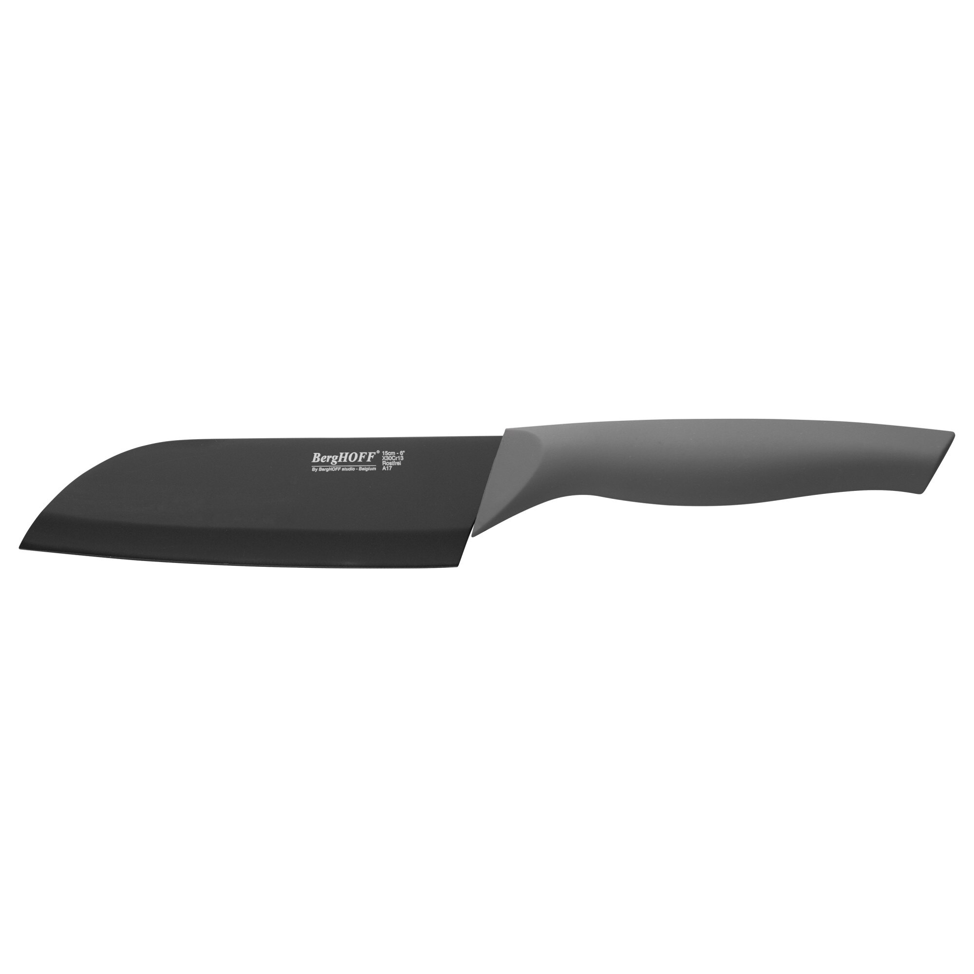 Cutit BergHOFF Santoku Flux, 14cm, Otel, Negru eMAG.ro