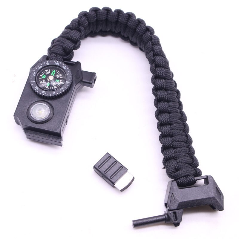  Bratara paracord utilitara cu fluier si amnar