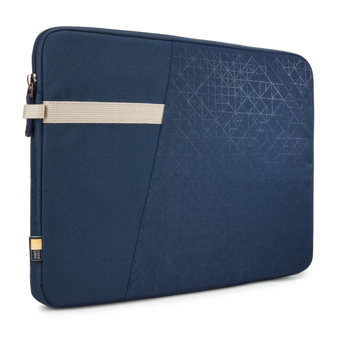Husa pentru laptop, Case Logic, Textil, 13.3", 365 x 30 x 250 mm, Albastru/ Bej