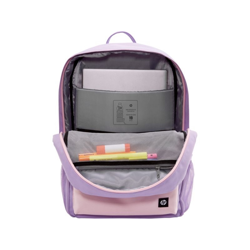 Rucsac laptop HP, 15.6 inch, Poliester, Mov/Roz