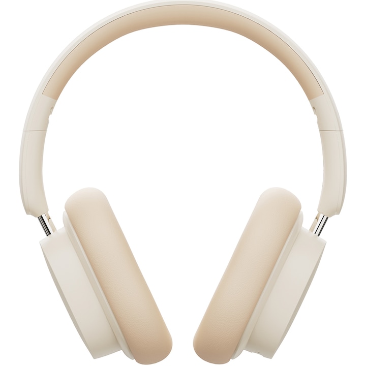 Baseus Bowie D05 Vezeték nélküli fejhallgató, Bluetooth 5.3, ANC, Krémszínű
