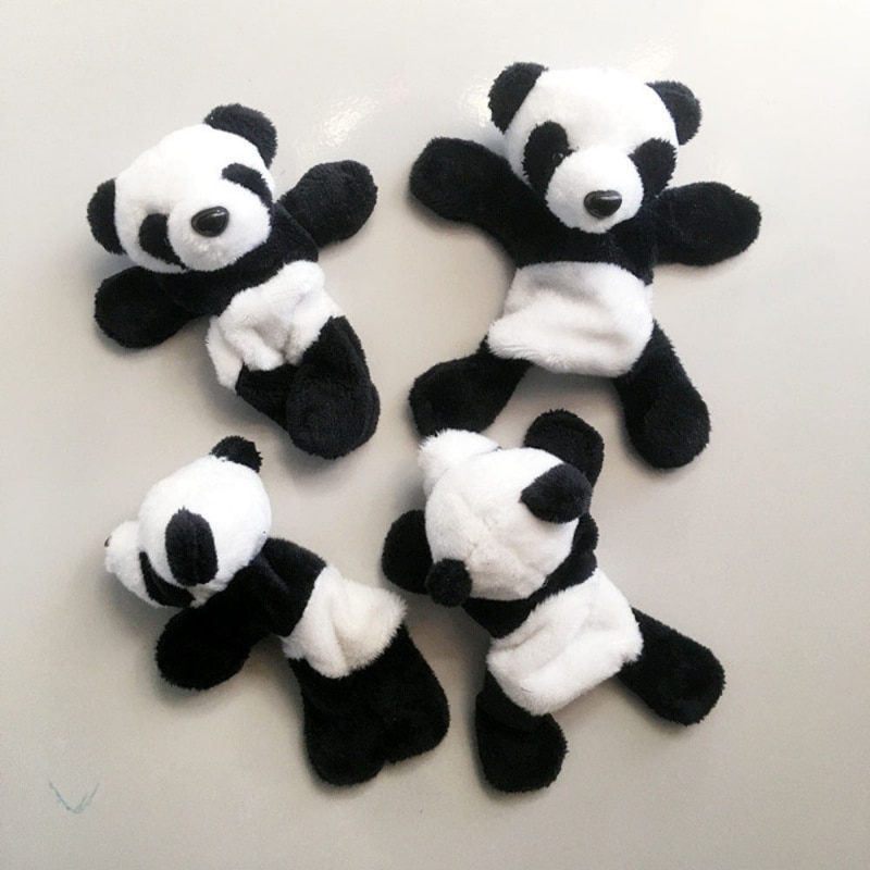 Magnet decorativ pentru frigider, LLWL, Model panda, Plus, 10x10