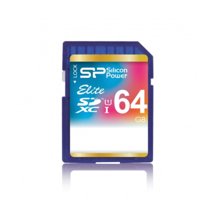 Silicon Power 64GB Elite SDXC UHS-I, 51901, Memóriakártya