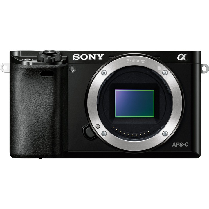 Sony Alpha A6000 Mirrorless fényképezőgép, 24.3MP, Body, Fekete