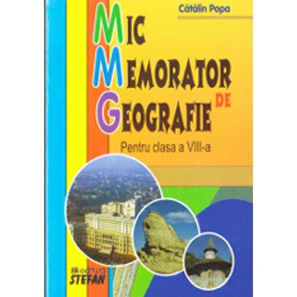 Mic Memorator Geografie Clasa8 - C.Popa