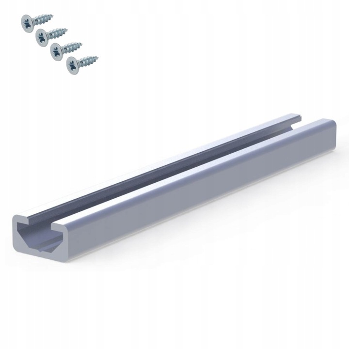 Profil T-Track, V-Slot, Aluminiu, 11x20mm, Argintiu, 100cm