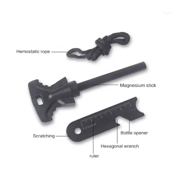 Amnar/Cremene de aprins focul multifunctional 6 in 1 - eMAG.ro