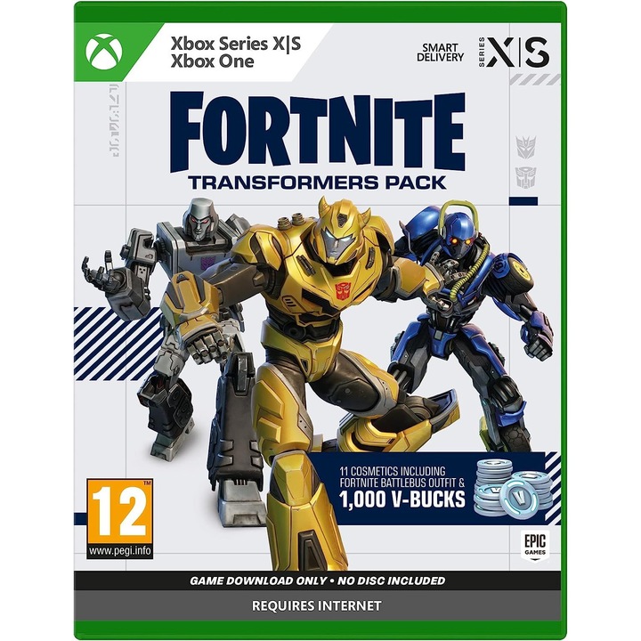 Joc Fortnite Transformers Pack - Cod in cutie (Xbox One/Series X, S)
