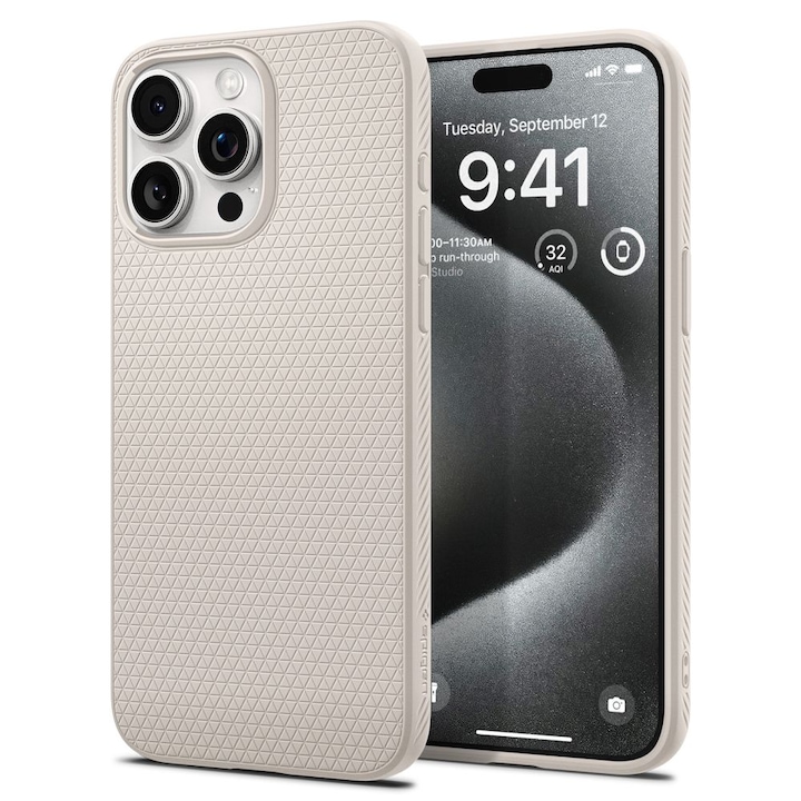 ΠΠ°Π»ΡΡ Spigen Liquid Air Π·Π° Apple iPhone 15 Pro Beige