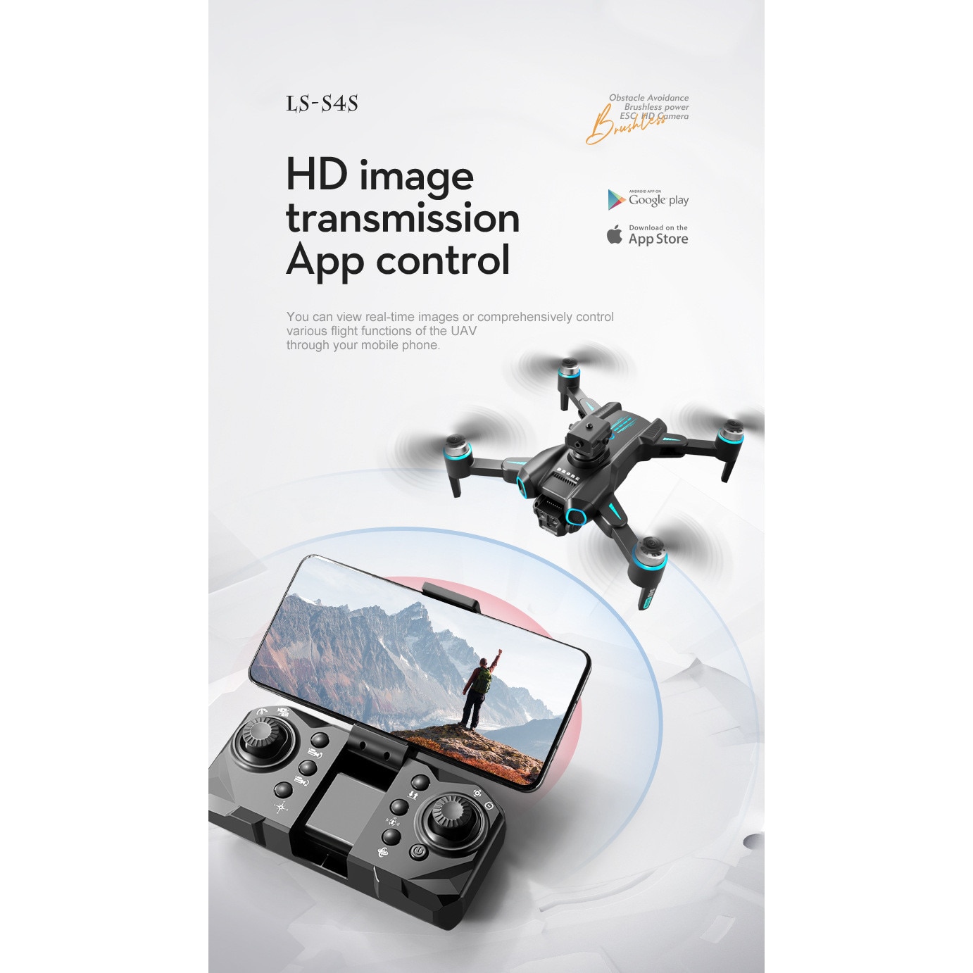 Drona Cu Camera Dubla 6k, ZEEVOS, Quadcopter Pentru Copii Si Adulti ...