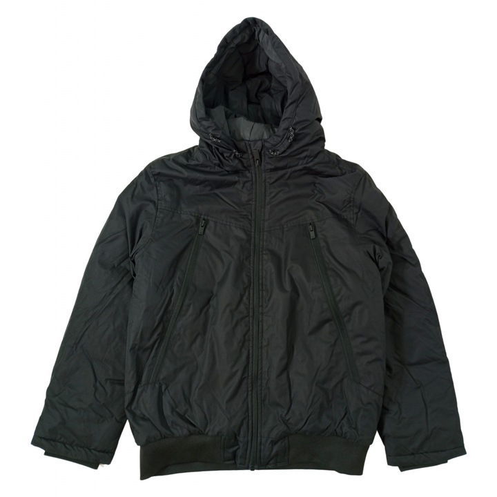 Geaca de iarna baieti, OVS, rezistenta la apa, interior flausat, Poliamida/poliester, 11-12 ani, Negru 152 cm