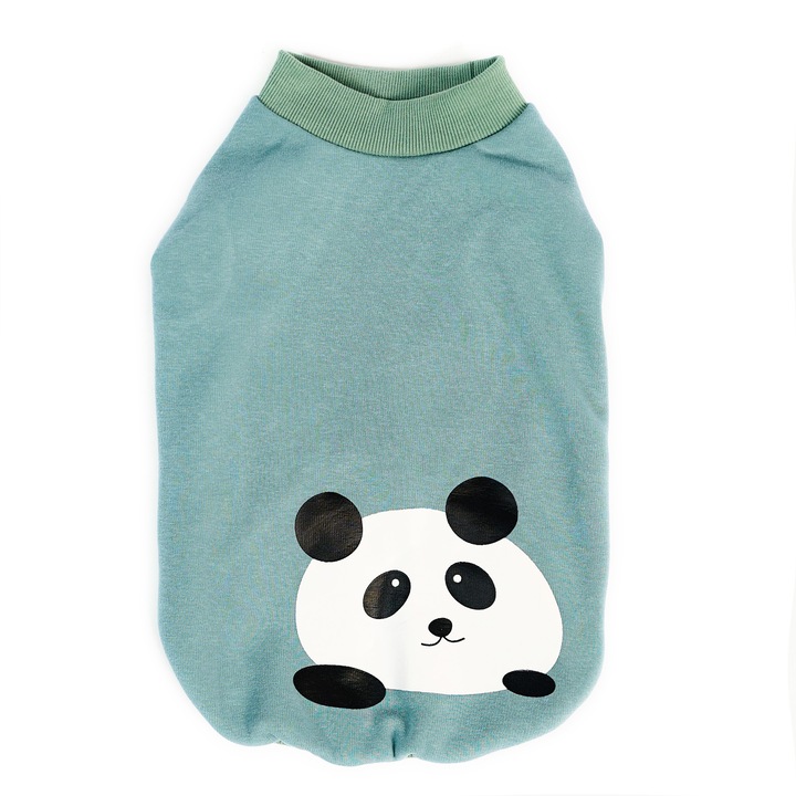 Hanorac cu interior pufos, pentru caini, Famous Frenchie, gri, 3XL