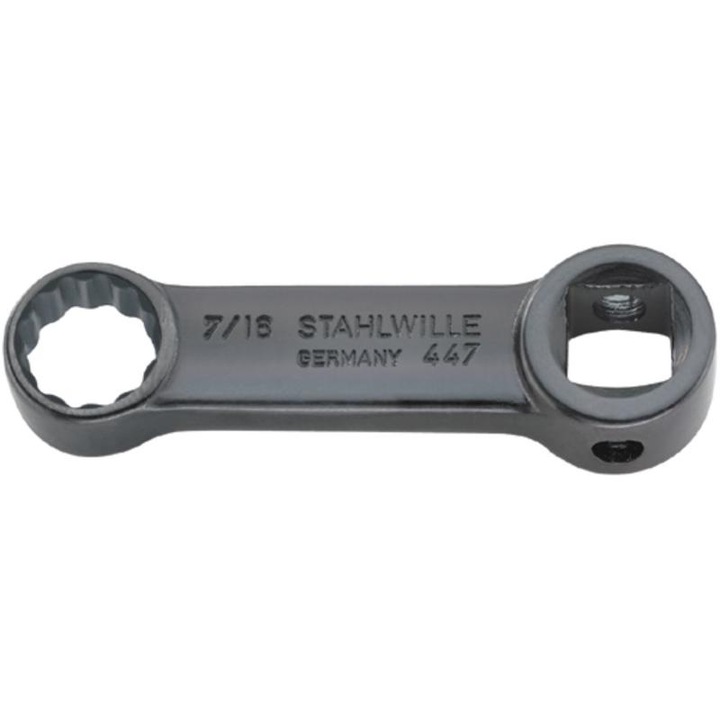 Adaptor cap inelar cheie dinamometrica, Stahlwille 447 10, prindere 3/8", deschiderea cheii 10 mm