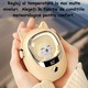 Incalzitor portabil de mana cu baterie externa, incalzire si incarcare pentru telefoane mobile, crem