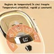 Incalzitor portabil de mana cu baterie externa, incalzire si incarcare pentru telefoane mobile, crem