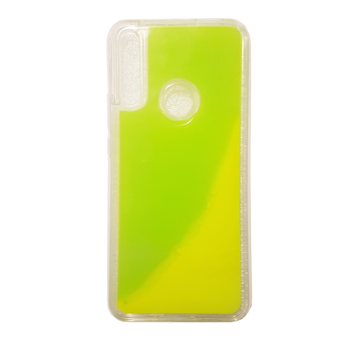 Кейс за Samsung Galaxy M11, Liquid Glow Fluorescent Yellow