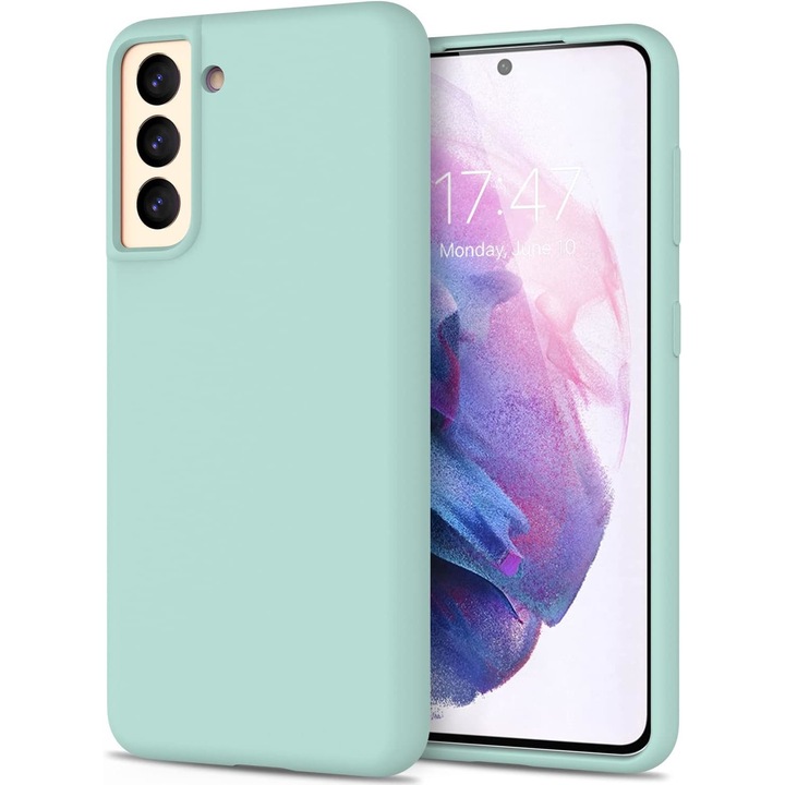 Samsung Galaxy S21 Plus tpu mentazöld tok