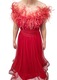 Rochie Dama de seara cu tul, Rosie, Rosu