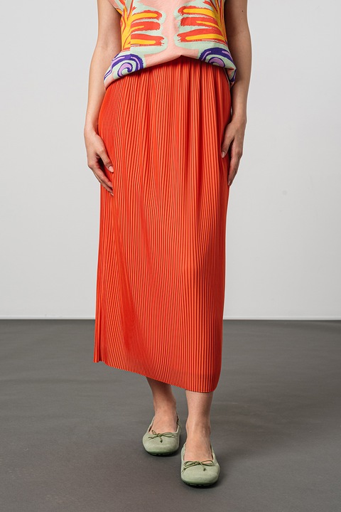 Max&Co, Миди пола без шарка, Оранжев, L