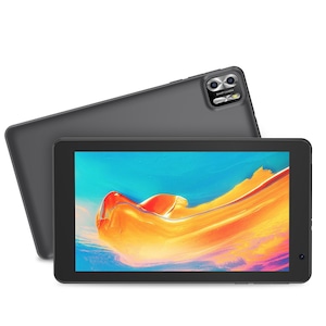 Tableta Pritom Tab 8, SIM Slot 4G, 8", Rezolutie 1280x800, IPS, Procesor Quad core 2GHz, 4GB RAM, 64GB ROM, WiFi 5, 2+8 MPx camera, 5000mAh, Android 13 + certificat GMS, culoare husa gri