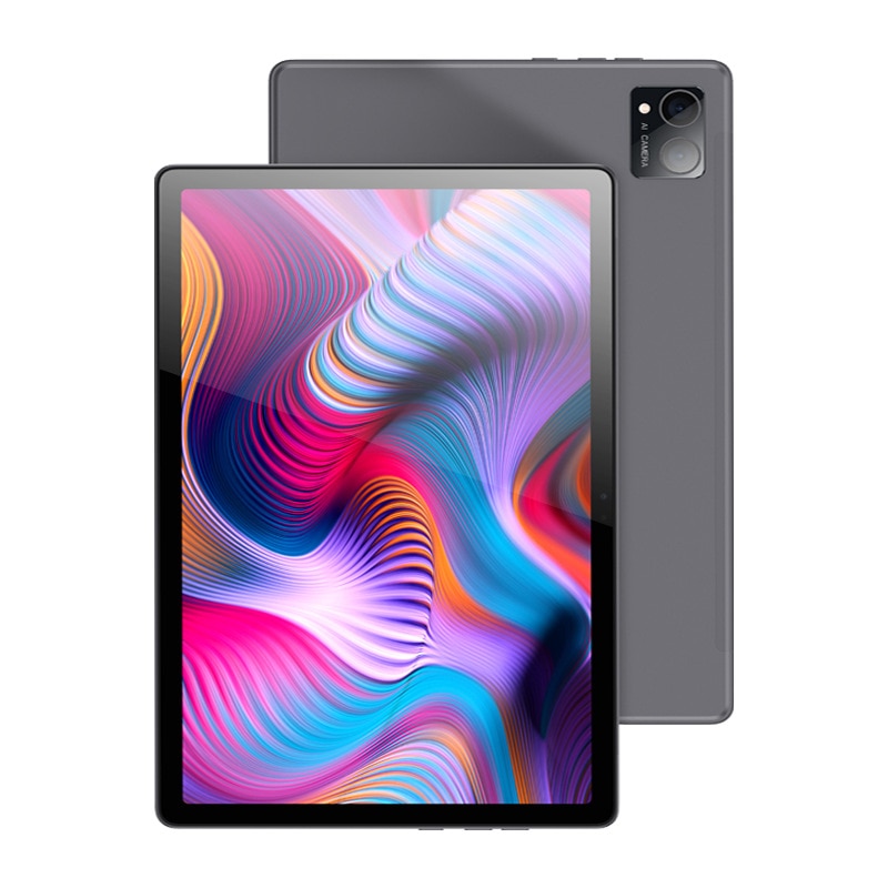 Tableta Pritom Tab 13, SIM Slot 4G, 10.1", Rezolutie 1920x1200 FHD, IPS, Procesor Octa core 1.6GHz, 6+6GB RAM, 128GB ROM, WiFi 5, 5+13 MPx camera, 8000mAh, Android 12 + certificat GMS, culoare gri