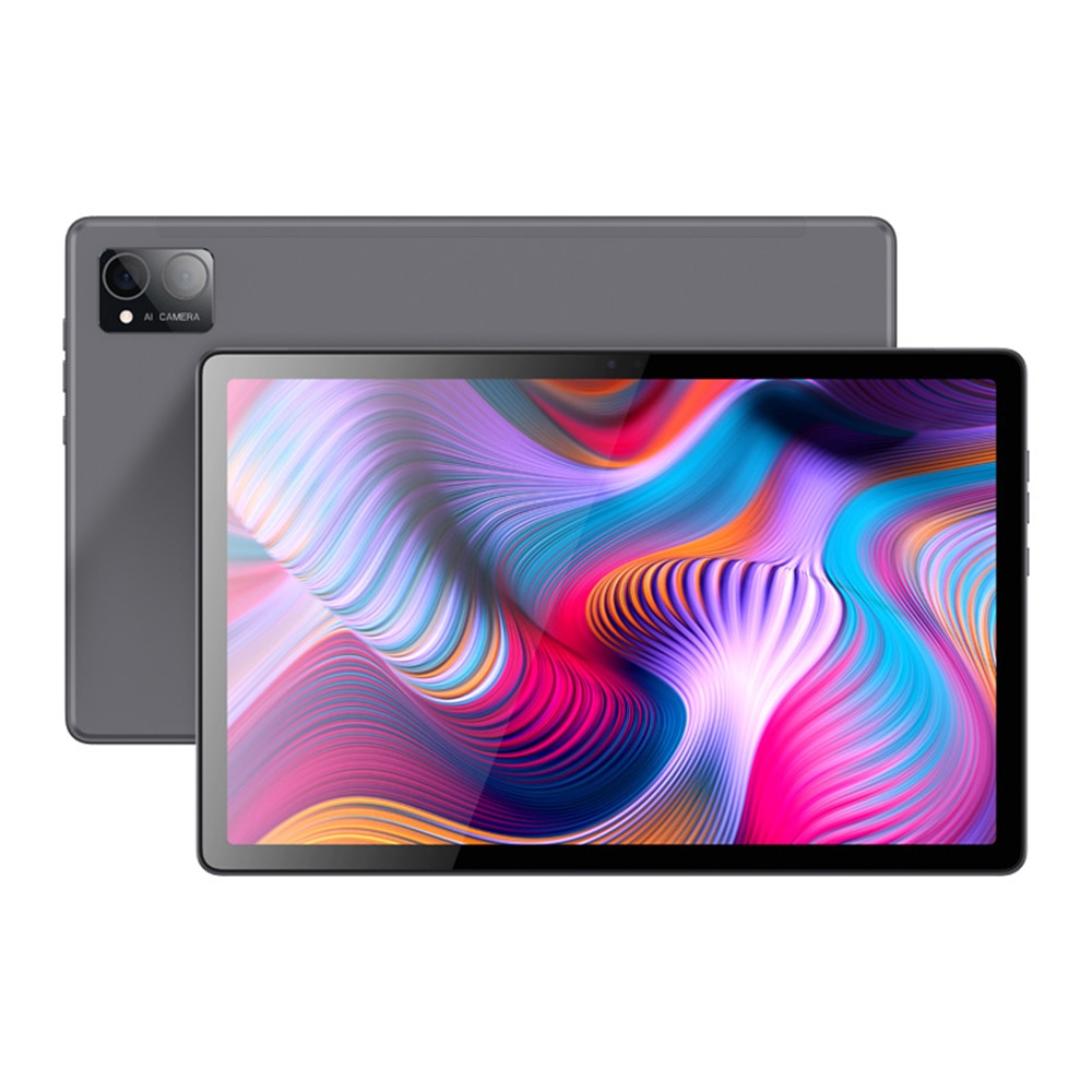 Tableta Pritom Tab 13, SIM Slot 4G, 10.1", Rezolutie 1920x1200 FHD, IPS, Procesor Octa core 1.6GHz, 6+6GB RAM, 128GB ROM, WiFi 5, 5+13 MPx camera, 8000mAh, Android 12 + certificat GMS, culoare gri