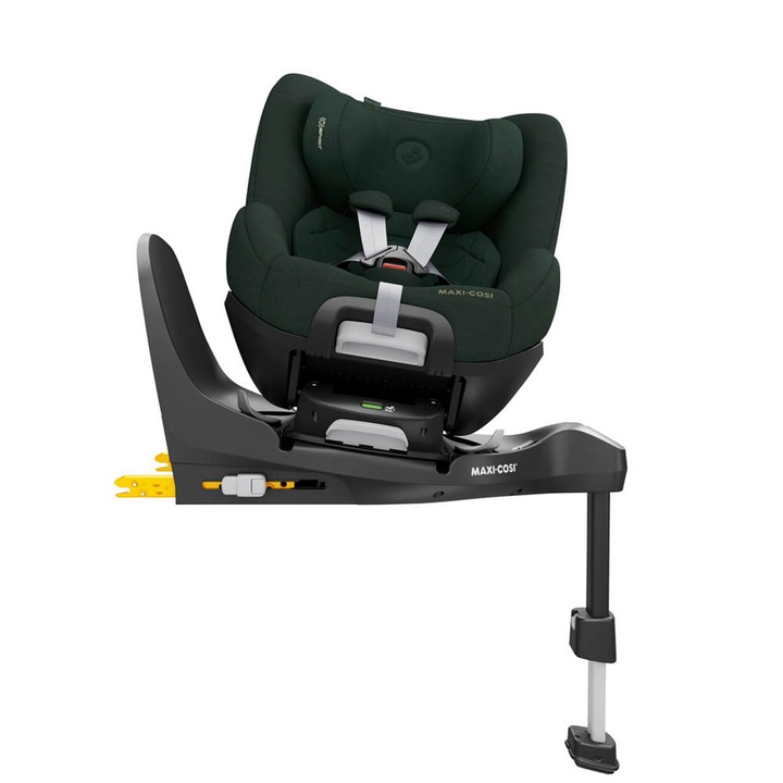 Пакет Maxi-Cosi Cos Car Pearl 360 PRO I-Size Authentic Green, 61-105 см, с основа за кола FAMILYFIX 360 PRO