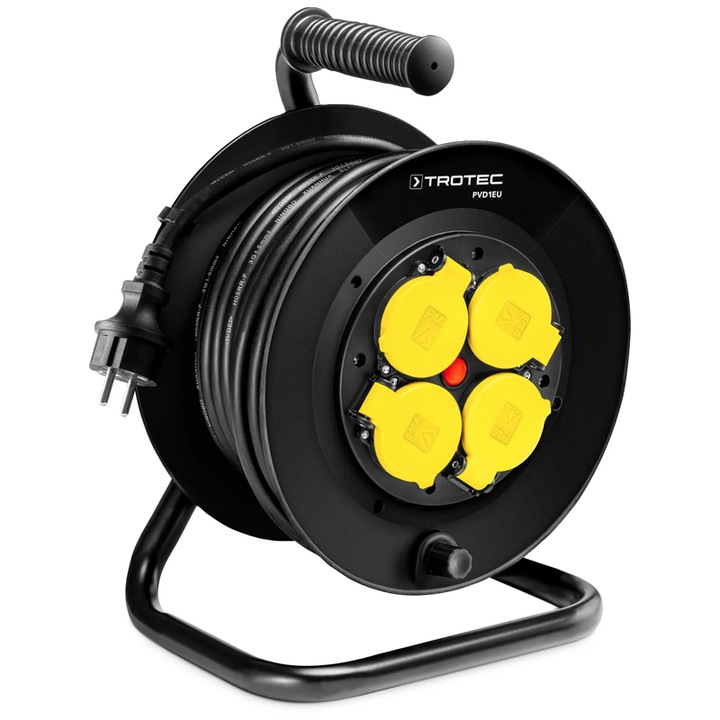 Derulator de exterior 4 prize, 3 x 1.5 / 20m, 230V, tip PVD1EU, Trotec