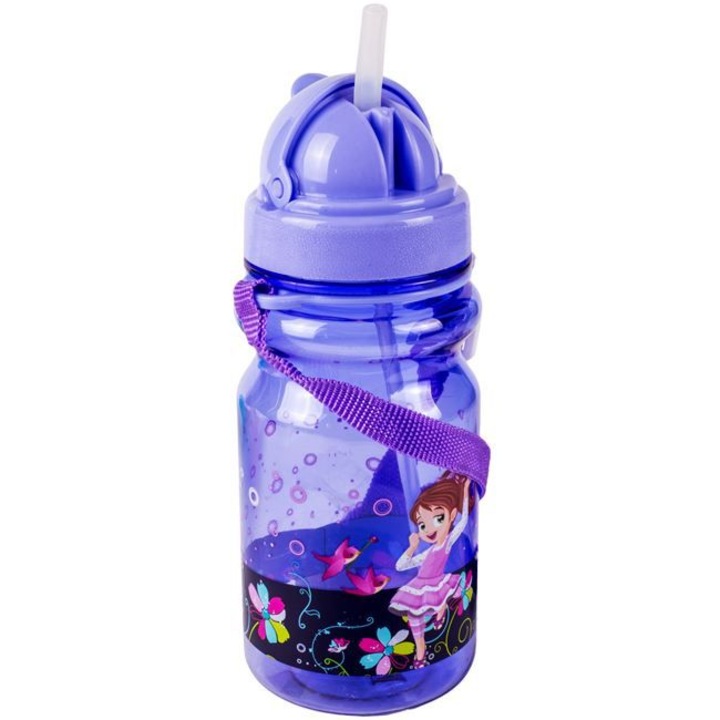 Бутилка за вода, лилава, Dancing, 350 мл