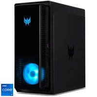 Sistem Gaming Acer Predator Orion 3000 PO3-655 cu procesor Intel Core i7-14700F pana la 5.40 GHz, 32GB DDR5, 1TB SSD, NVIDIA GeForce RTX 4070 SUPER 12GB GDDR6X, No OS, Black