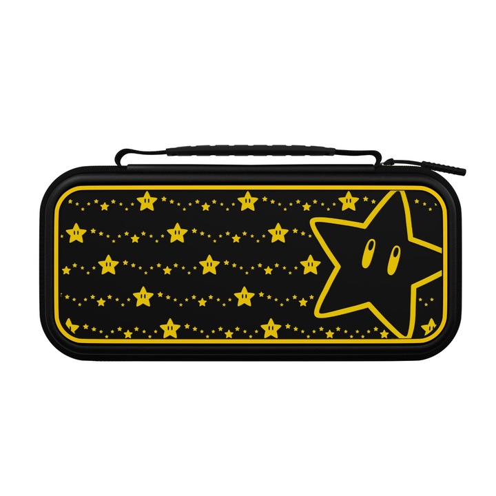 PDP Plus Glow, Nintendo Switch/Lite/OLED, Super Star, Glow in the Dark, Konzol táska